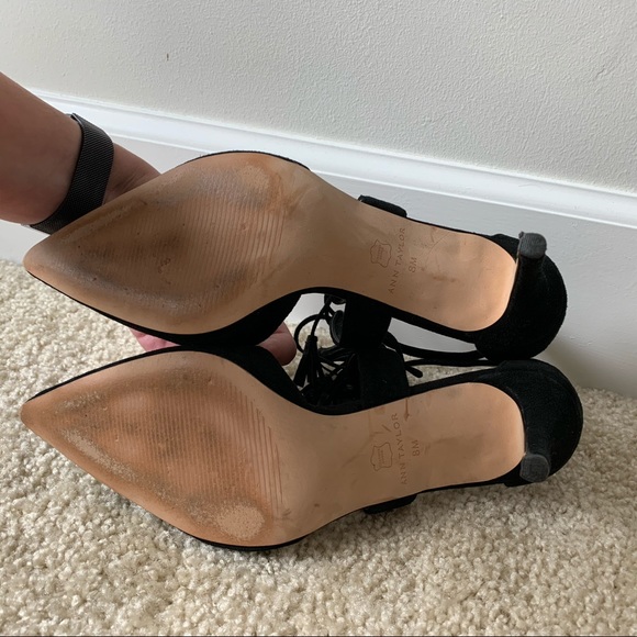 ANN TAYLOR Carson Suede Tassel Pumps - Picture 6 of 7